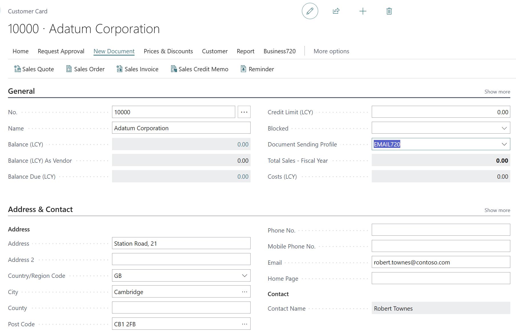 Business720 Setup